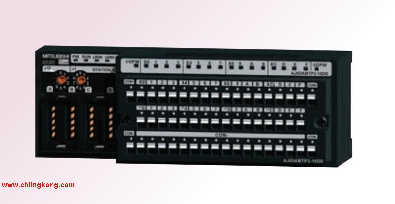 三菱弹簧夹端子台推入型输入模块AJ65ABTP3-16D