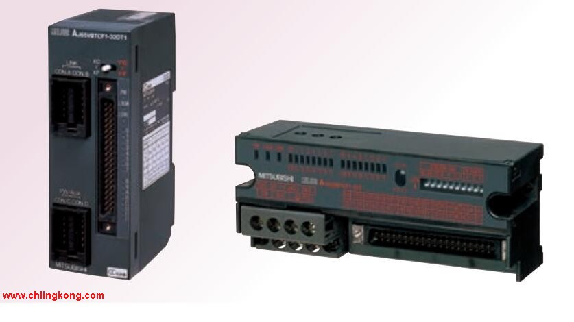 三菱40针连接器型DC输入晶体管输出模块AJ65SBTCF1-32DT
