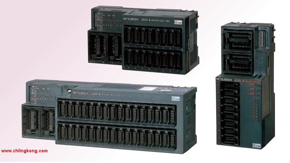 三菱传感器连接器型DC输入晶体管输出模块AJ65VBTCE3-16DTE